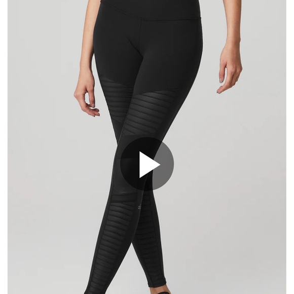 Alo High Waist Moto Legging black - Picture 2 of 2